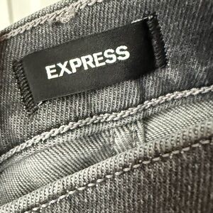 Express Women's Charcoal Jeans